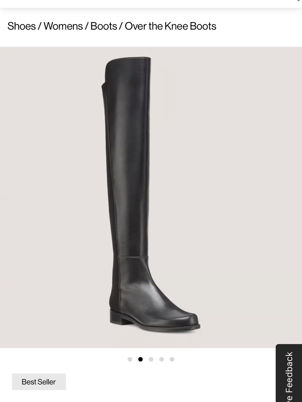 Stuart weitzman 5050 OVER-THE-KNEE BOOT size 8 new in box